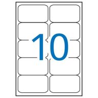   Etikett, univerzális, 99,1x57 mm, kerekített sarkú, APLI, 1000 etikett/csomag