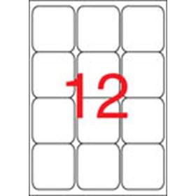  Etikett, univerzális, 63,5x72 mm, kerekített sarkú, APLI, 1200 etikett/csomag