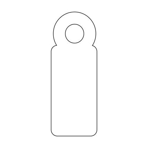 Árazócímke, 7x19 mm, APLI, fehér