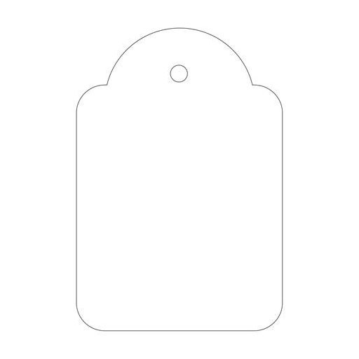 Árazócímke, 36x53 mm, APLI, fehér