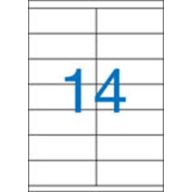   Etikett, univerzális, 105x40 mm, VICTORIA PAPER, 1400 etikett/csomag