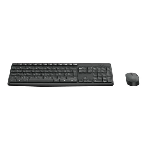 Egér- és billentyűzet készlet, vezeték nélküli, USB, HUN, LOGITECH "MK235"