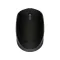 Egér, vezeték nélküli, optikai, közepes méret, USB, LOGITECH "M171", fekete