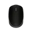 Egér, vezeték nélküli, optikai, közepes méret, USB, LOGITECH "M171", fekete