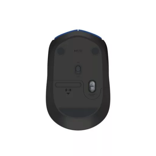 Egér, vezeték nélküli, optikai, közepes méret, USB, LOGITECH "M171", fekete