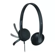   Fejhallgató, mikrofonnal, USB csatlakozás, LOGITECH "H340"
