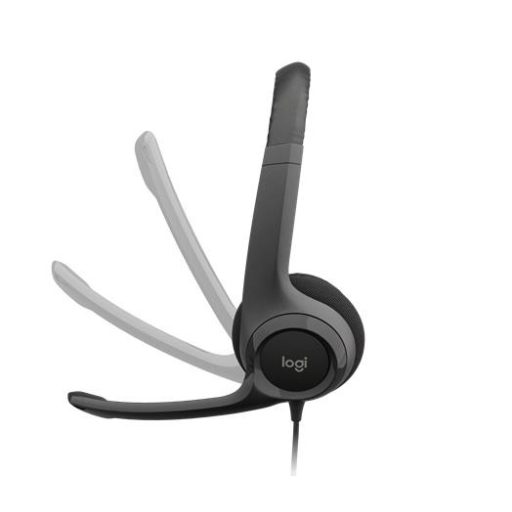 Fejhallgató, mikrofonnal, USB csatlakozás, LOGITECH "H390"
