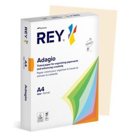   Másolópapír, színes, A4, 80 g, REY "Adagio", pasztell csontszín