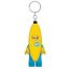 Kulcstartó, LED világítással, LEGO "Banana Guy"