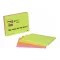 Öntapadó jegyzettömb, 203x152 mm, 4x45 lap, 3M POSTIT "Super Sticky", vegyes színek