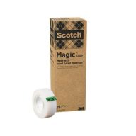   Ragasztószalag, 19 mm x 33 m, környezetbarát, 3M "Scotch® Magic™", áttetsző