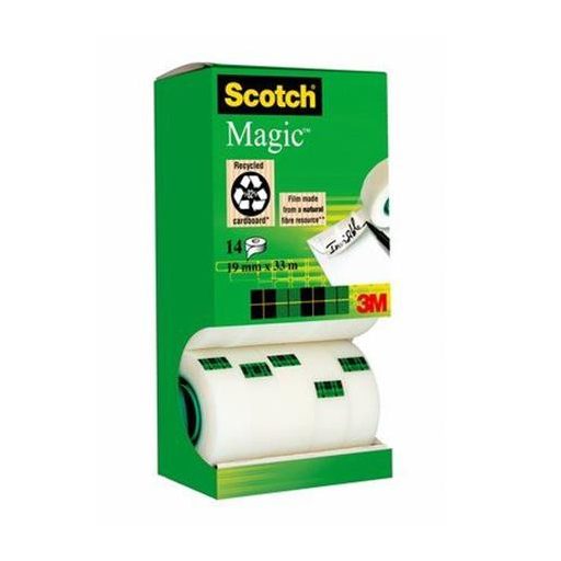 Ragasztószalag, 2 db ajándék, 19 mm x 33 m, 3M SCOTCH "Magic tape 810"
