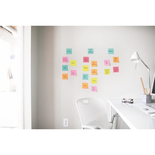 Öntapadó jegyzettömb, "Z", 76x76 mm, 4+2x90 lap, 3M POSTIT "Carnival", vegyes