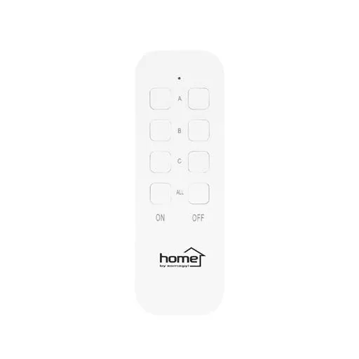 Dugalj szett, 3 aljzat, távirányítóval, 2300 W, HOME, fehér