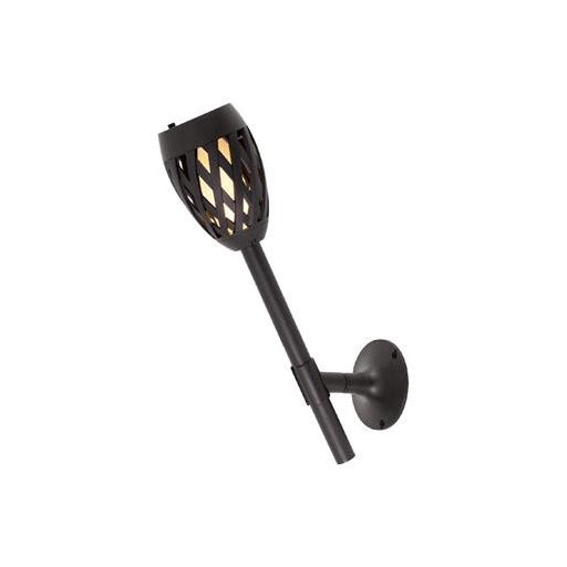 Kerti fáklya, napelemes, HOME, fekete