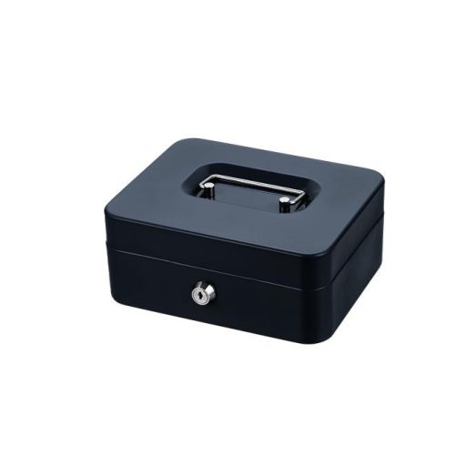 Pénzkazetta, 200x160x90 mm, VICTORIA FACILITY, fekete