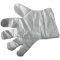 Fóliakesztyű, egyszer használatos, L méret