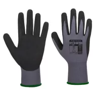   Védőkesztyű, nitril, XL méret "Dermiflex Aqua", szürke-fekete