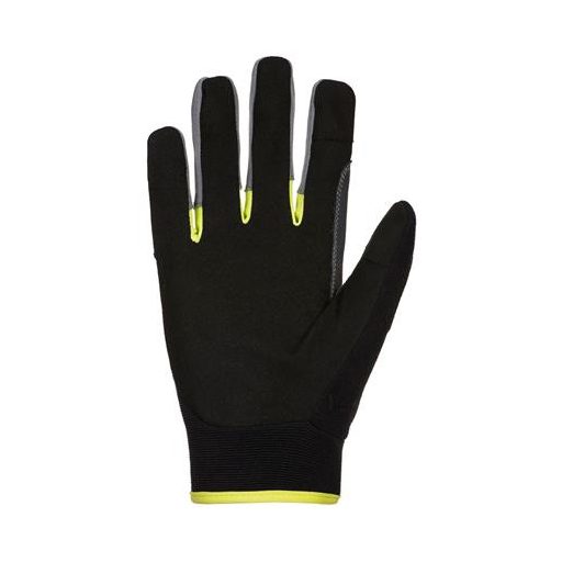 Védőkesztyű, szintetikus bőr, általános használatra, XL méret, fekete