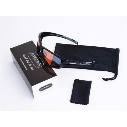 Napszemüveg HD lencsével, AVATAR "MARAUDER", fekete