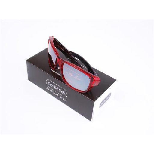 Napszemüveg HD lencsével, AVATAR "Red Knight", piros