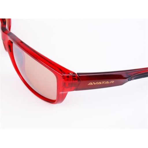 Napszemüveg HD lencsével, AVATAR "Red Knight", piros