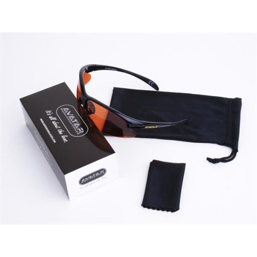 Napszemüveg HD polarizált lencsével, AVATAR "War Master", fekete-szürke