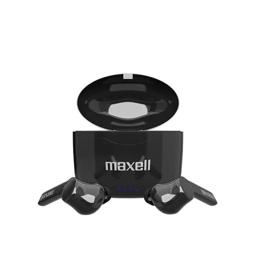 Fülhallgató, vezeték nélküli, Bluetooth 5.0, mikrofonnal, MAXELL "Bass 13", fekete