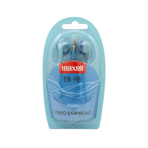Fülhallgató, MAXELL "Ear Buds 98", kék