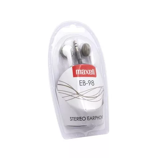 Fülhallgató, MAXELL "Ear Buds 98", fehér