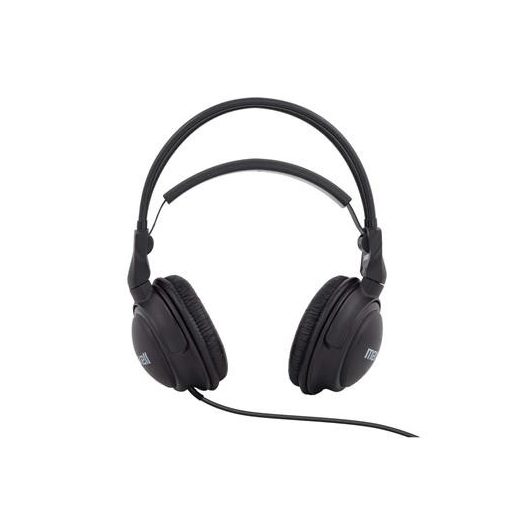 Fejhallgató, vezetékes, MAXELL "Home Studio", fekete