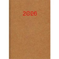   Naptár, tervező, A5, heti, DAYLINER "Animal", Gazelle-okker