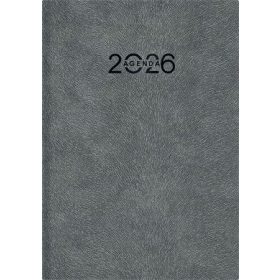   Naptár, tervező, A5, napi, DAYLINER "Animal", Wolf-szürke
