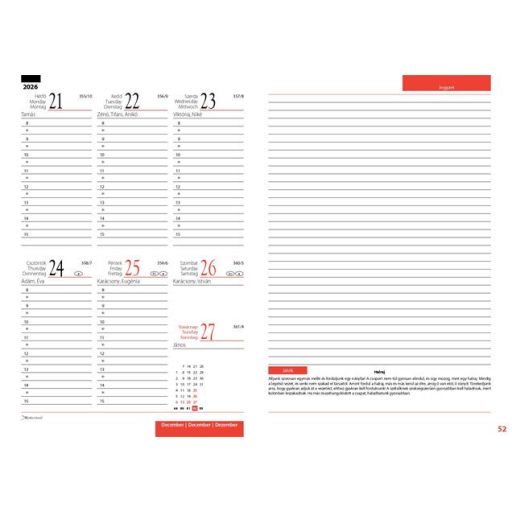 Tanítói zsebkönyv, heti, 2026/2027 tanév, REALSYSTEM, kék