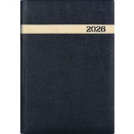   Naptár, tervező, B5, heti, DAYLINER, "The Boss", fekete