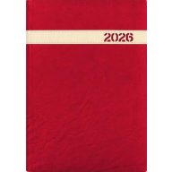   Naptár, tervező, A5, napi, DAYLINER, "The Boss", bordó
