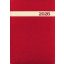 Naptár, tervező, A5, napi, DAYLINER, "The Boss", bordó