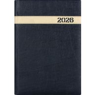   Naptár, tervező, A5, napi, DAYLINER, "The Boss", fekete