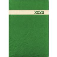   Naptár, tervező, A5, napi, DAYLINER, "The Boss", zöld