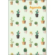   Naptár, tervező, A5, heti, DAYLINER, "Colors", Cactus