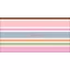 Zsebnaptár, fekvő elrendezésű, DAYLINER, "Colors Stripes"