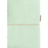   Kalendárium, gyűrűs, betétlapokkal, A5 méret, FILOFAX, "Domino" Soft", pasztellzöld