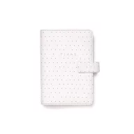   Kalendárium, gyűrűs, betétlapokkal, personal méret, FILOFAX "Moonlight", fehér