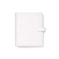   Kalendárium, gyűrűs, betétlapokkal, A5, FILOFAX "Moonlight", fehér