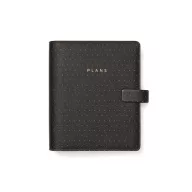   Kalendárium, gyűrűs, betétlapokkal, A5, FILOFAX "Moonlight", fekete