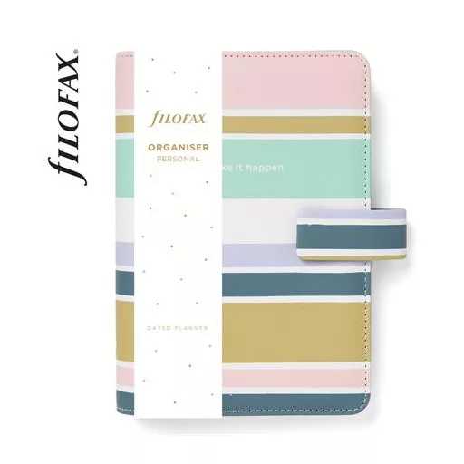 Kalendárium, gyűrűs, betétlapokkal, personal méret, FILOFAX "Good Vibes"