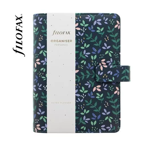 Kalendárium, gyűrűs, betétlapokkal, personal méret, FILOFAX "Garden Dusk"