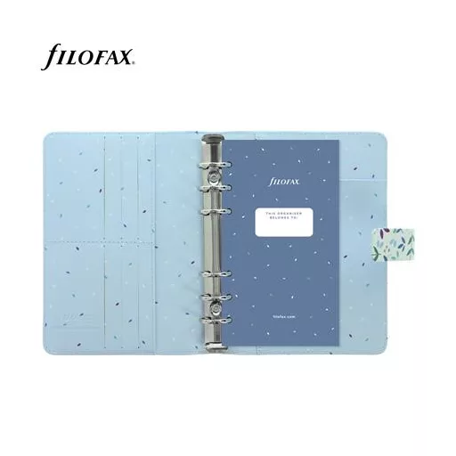Kalendárium, gyűrűs, betétlapokkal, personal méret, FILOFAX "Garden Sunrise"
