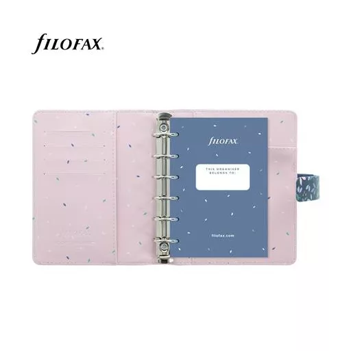 Kalendárium, gyűrűs, betétlapokkal, pocket méret, FILOFAX "Garden Dusk"