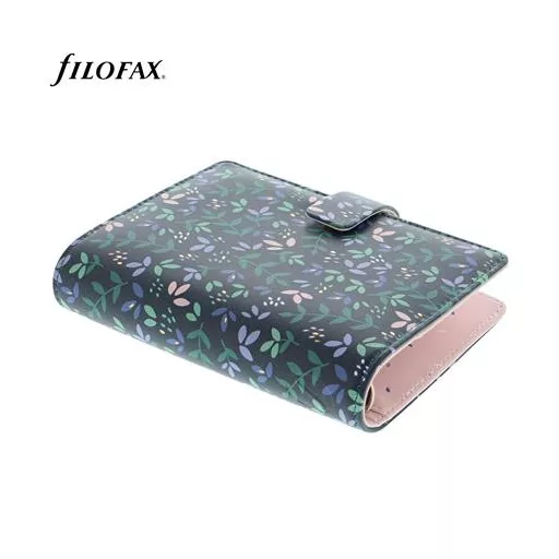 Kalendárium, gyűrűs, betétlapokkal, pocket méret, FILOFAX "Garden Dusk"